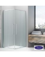 C.ENTRY DEVON ELLI 100x80 (97,5-99 x 77,5-79 εκ.) CLEAN-GLASS CHROME CL10080C-100