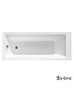 Μπανιέρα Ακρυλική CUBIC 150x70, Sirene White CUB15070