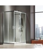 Καμπίνα ντουζιέρας Γωνιακής Εισόδου Corner Entry 110x70 (107-109 x 67-69 εκ.), Axis Clean Glass Chrome CX11070C-100