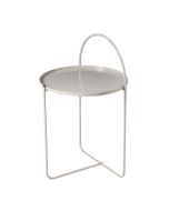 Side Table Μεταλλικό Φ40x65cm Sand MRShome DF-0035000