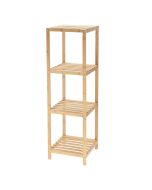 Ραφιέρα Μπάνιου 4 Επιπέδων από Bamboo 34x33x111cm MRShome DF-0048000