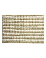 Πατάκι Μπάνιου 40x60cm Καφέ/Λευκό MRShome DF-0063001