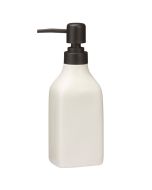 Δοχείο Κρεμοσάπουνου Stoneware 350ml 9x6x19.5cm White MRShome DF-0096001