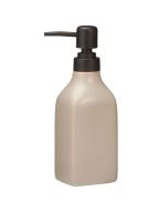 Δοχείο Κρεμοσάπουνου Stoneware 350ml 9x6x19.5cm Warm Grey 2U MRShome DF-0096002
