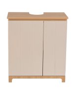 Έπιπλο Νιπτήρα Ξύλινο 62x30x70cm Μπεζ/Καφέ MRShome  DS-1379000