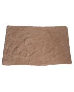 Πατάκι Μπάνιου ''BATH'' από 100% Βαμβάκι 50x80cm Μπεζ MRShome DS-3993001