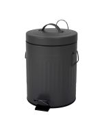 Κάδος Απορριμμάτων 5L Μεταλλικός Soft Close Σκούρο Γκρι MRShome DS-8999S10