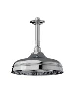 Horus Ascott Classic Collection - Anti-scale Nozzles Shower Head Diam. 220 Mm with Arm - Ceiling Installation - Matt Nickel 00.510-NM