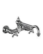 Horus Julia Victoria Julia Victoria Classic Collection - 2 Hole Wall Mounted Kitchen Mixer / No Waste - Chrome 01.102-CH