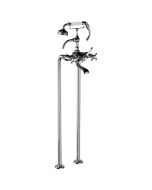 Horus Julia Victoria Julia Victoria Classic Collection - Complete Mixer + Pipes for Free Standing Bath - Matt Nickel 01.498-NM