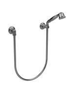 Horus Elsa Softness and Shyness Elsa Classic Collection - Wall Shower Set with Wall Hook, Flexible Hose and Handspray - Polished Nickel 04.589-NB