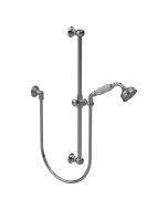 Horus Anthea Classic Collection - Wall Shower Set with Rail, Flexible Hose and Handspray - Matt Nickel 06.532-NM