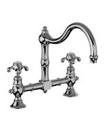 Horus Montmartre Classic Collection - 2-hole Kitchen Mixer / No Waste - Polished Nickel 07.101-NB