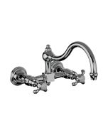 Horus Montmartre Classic Collection - 2 Hole Wall Mounted Kitchen Mixer / No Waste - Matt Nickel 07.102-NM