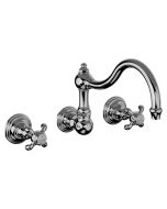 Horus Montmartre Classic Collection - Concealed 3 Hole Wall Mounted Kitchen Mixer / No Waste - Matt Nickel 07.164-NM
