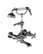 Horus Montmartre Classic Collection - Complete Wall Bath / Shower Mixer / Height Cradle - Chrome 07.434-CH