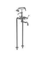 Horus Anthea Classic Collection - Complete Mixer + Pipes for Free Standing Bath - Matt Nickel 10.498-NM