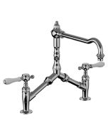Horus Julia Victoria Julia Victoria Classic Collection - 2-hole Kitchen Mixer / Adjustable Centers / No Waste - Polished Nickel 19.121-NB