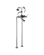 Horus Julia Victoria Julia Victoria Classic Collection - Complete Mixer + Pipes for Free Standing Bath - Matt Nickel 19.498-NM