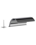 Horus Nouvelle Vague “part of Contemporary Collection - Deck Mounted Bath Mixer 3 Hole - Metal Gun 40.760-CF
