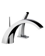 Horus Nouvelle Vague “part of Contemporary Collection - Deck Mounted Bath/shower Mixer - Chrome 40.766-CH