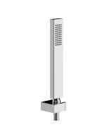 Horus Echo Equinox316 Collection - Wall Hook with Brass Handshower and Flexible Hose - Matt Black 43.589-NO