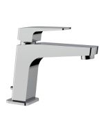 Horus Echo Equinox316 Collection - Single Lever Basin Mixer with Automatic Pop up Waste - Metal Gun 43.778.E2-CF
