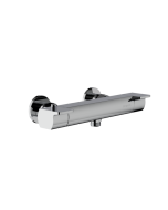 Horus Echo Equinox316 Collection - Exposed Thermostatic Wall Shower Mixer - Metal Gun 43.785.E2-CF