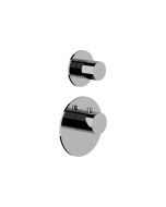 Horus Minoé Contemporary Collection - Trim for Thermostatic Mixer - Satin Brass 47.521-LS