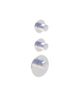 Horus Minoé Contemporary Collection - Trim for Thermostatic Mixer - Satin Brass 47.522-LS