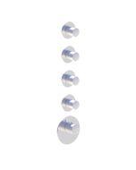 Horus Minoé Contemporary Collection - Trim for Thermostatic Mixer - Satin Brass 47.524-LS