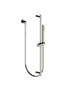 Horus Minoé Contemporary Collection - Wall Shower Set with Rail, Flexible Hose and Handspray - Metal Gun 47.532-CF