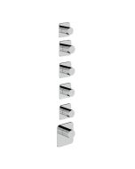Horus Naja Contemporary Collection - Trim for Thermostatic Mixer. - Metal Gun 48.525-CF