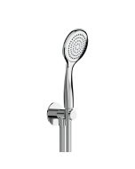 Horus Naja Contemporary Collection - Inlet Wall Mounted Handshower Hook with Flexible Hose and Handshower - Chrome 48.590-CH