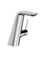 Horus Naja Contemporary Collection - Single Lever Basin Mixer with up and down Drain - Satin Brass 48.729-LS