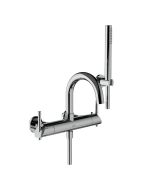 Horus Minoé Contemporary Collection - Complete Set : Complete Exposed Thermostatic Wall Bath-shower Mixer - Chrome 49.714-CH
