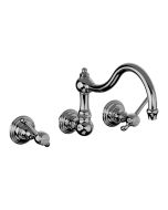 Horus Montmartre Classic Collection - Concealed 3 Hole Wall Mounted Kitchen Mixer / No Waste - Matt Nickel 50.164-NM