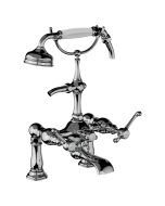 Horus Montmartre Classic Collection - Complete Deck Bath / Shower Mixer / Medium Height Cradle - Chrome 50.435-CH