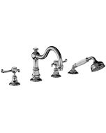 Horus Montmartre Classic Collection - 4 Hole Deck Bath / Shower Set - Chrome 50.466-CH