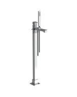 Horus Myriad Contemporary Collection - Complete Mixer + Pipes for Free Standing Bath - Private: Chrome / Myriad 55.798-CH