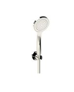Horus Canopée Contemporary Collection - Shower Rail with Brass Handshower on Sliding Part and Flexible Hose - Satin Brass 60.582-LS