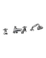 Horus Ascott Classic Collection - 4 Hole Deck Bath/ Shower Set - Chrome 62.466-CH