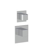 Horus Philae Equinox316 Collection - Trim for Thermostatic Mixer - Matt Black 80.521-NO