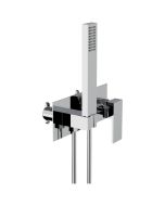 Horus Philae Equinox316 Collection - Wall-mounted Shower Mixer + Hand Shower + Flexible - Matt Black 80.782.E2-NO