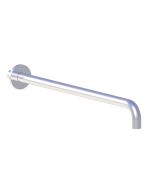 Horus Nouvelle Vague “part of Contemporary Collection - Wall Arm L. 480 Mm + Round Design Flange - Metal Gun 92.946-CF