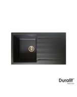 Νεροχύτης Κουζίνας Συνθετικός 86x50 Duralit Graphite  KS100-420