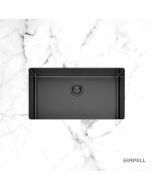 ΝΕΡΟΧΥΤΗΣ ΥΠΟΚ/ΝΟΣ METAMORFOSI 75x44 APELL PVD BLACK MEM75-411