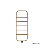 Θερμαινόμενη Πετσετοκρεμάστρα μπάνιου Inox SPARK 120x45 Antique Brass SPA12045-221