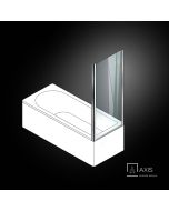 Σταθερό πλαϊνό κρύσταλλο πόρτας μπανιέρας AXIS Side Panel Bath 70 ρυθμιζόμενη διάσταση από 67 έως 69εκ., Clear Chrome SPBX70T-100