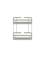 Sanco Shower Baskets Διπλή παραλ/μη Θήκη Γκρι τσιμέντου ματ 00004-M104
